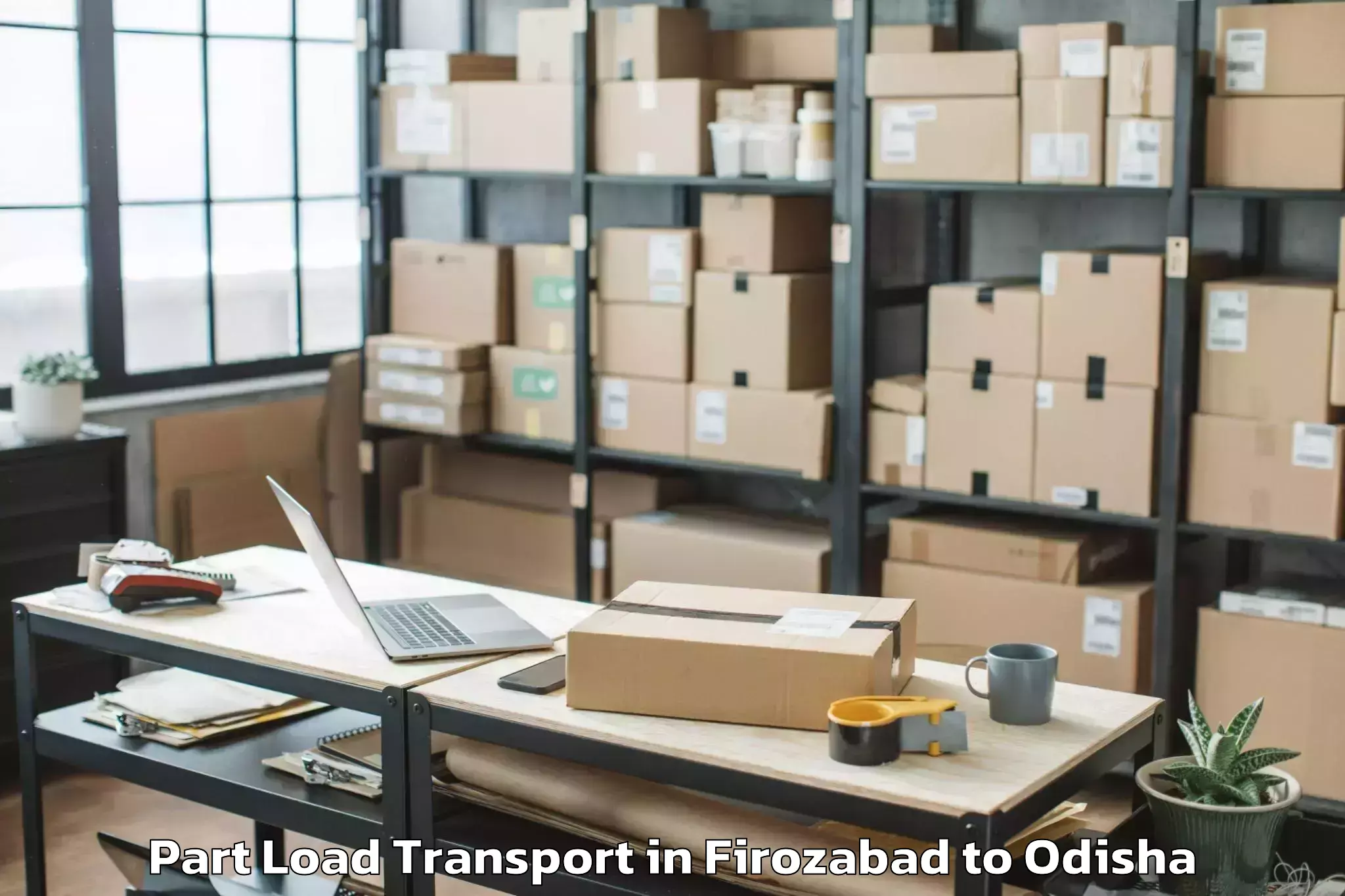 Reliable Firozabad to Loisinga Part Load Transport